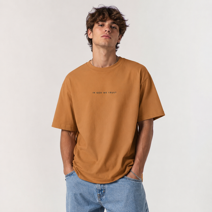 Wisconsin All State In God We Trust Unisex Casual Oversized Boxy Tee