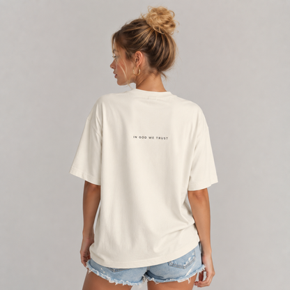 Kentucky All State In God We Trust Unisex Casual Oversized Boxy Tee