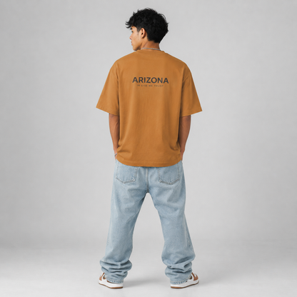 Arizona All State In God We Trust Unisex Casual Oversized Boxy Tee