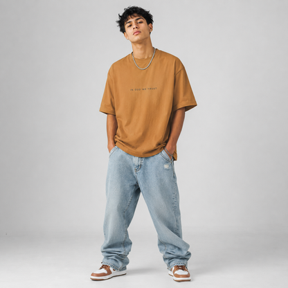 Arizona All State In God We Trust Unisex Casual Oversized Boxy Tee