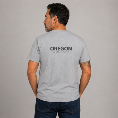 Oregon All State In God We Trust Unisex Everyday Tee