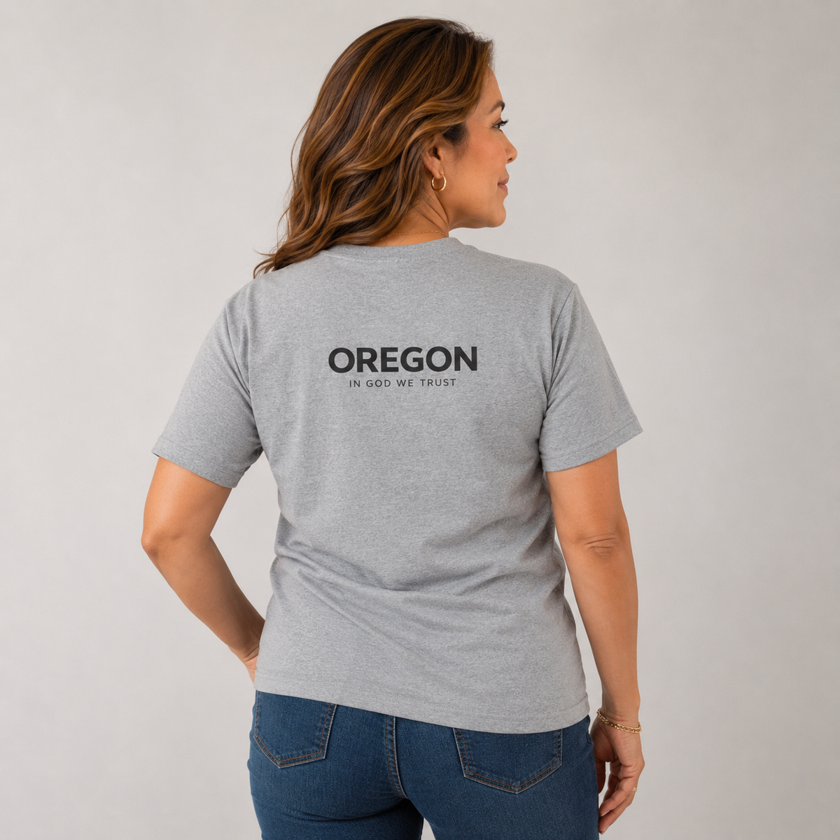 Oregon All State In God We Trust Unisex Everyday Tee