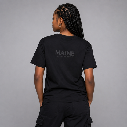 Maine All State In God We Trust Unisex Everyday Tee