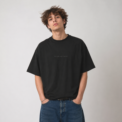 Louisiana All State In God We Trust Unisex Casual Oversized Boxy Tee