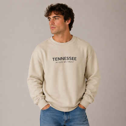 Tennessee All State In God We Trust Unisex Crewneck Sweatshirt