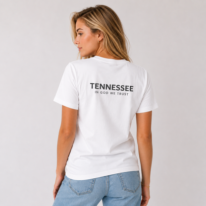Tennessee All State In God We Trust Unisex Everyday Tee