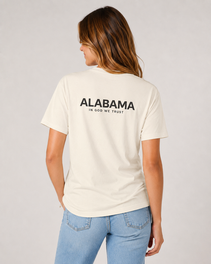 Alabama All State In God We Trust Unisex Everyday Tee