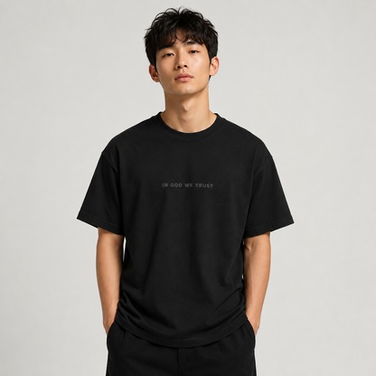 New York All State In God We Trust Unisex Max Heavyweight Short Sleeve