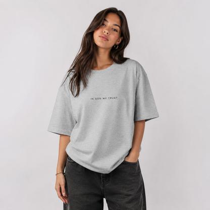 New Mexico All State In God We Trust Unisex Casual Oversized Boxy Tee