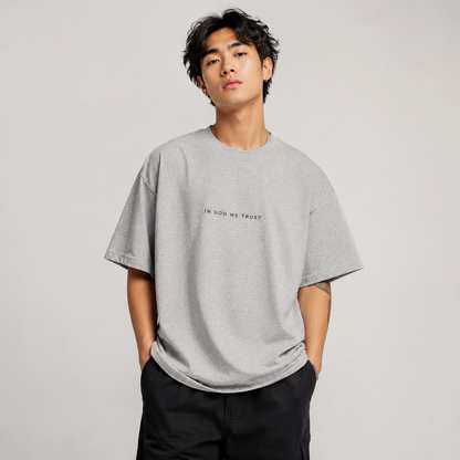 New Hampshire All State In God We Trust Unisex Casual Oversized Boxy Tee