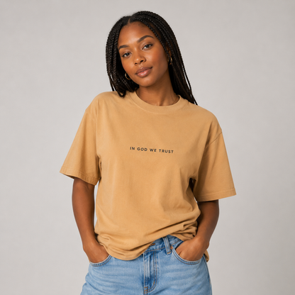 South Dakota All State In God We Trust Unisex Max Heavyweight Short Sleeve