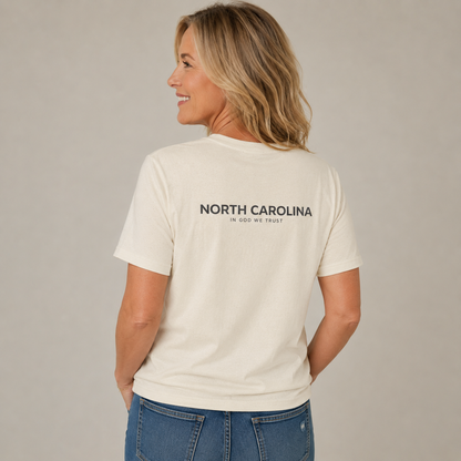 North Carolina All State In God We Trust Unisex Everyday Tee