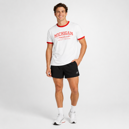 Michigan Running Club 2026 All State Men's Staple Ringer Tee