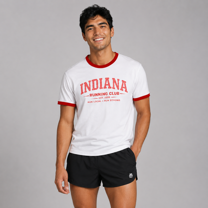 Indiana Running Club 2026 All State Men's Staple Ringer Tee