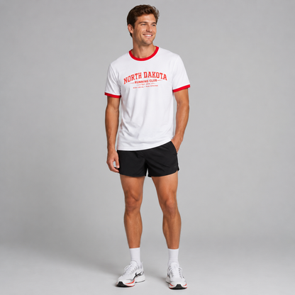 North Dakota Running Club 2026 All State Men's Staple Ringer Tee