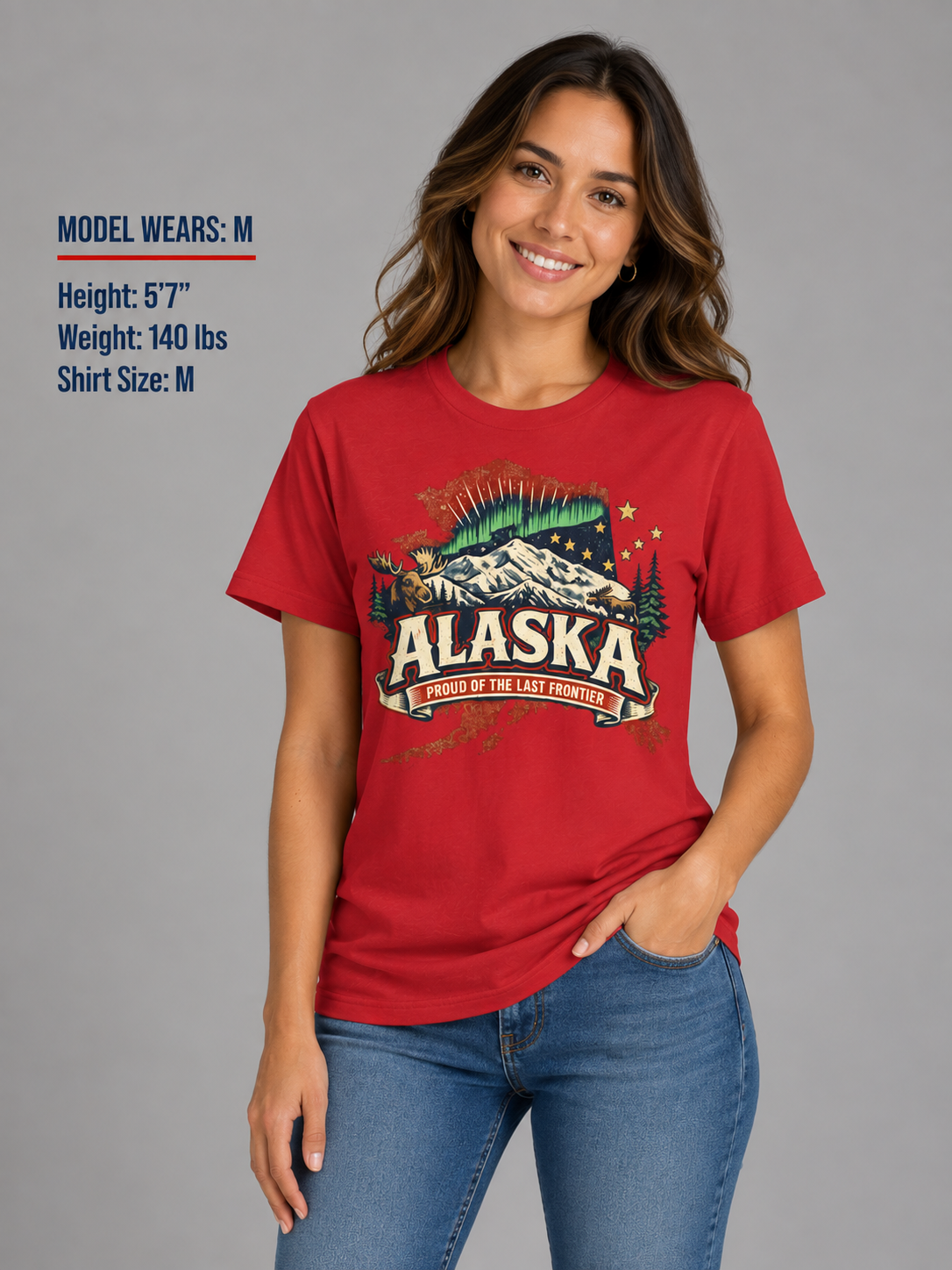 Alaska State Pride Unisex Softstyle T Shirt State Pride Graphic Tee Collections FS03
