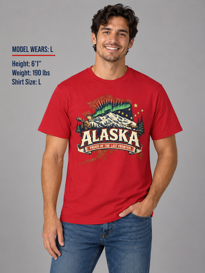 Alaska State Pride Unisex Softstyle T Shirt State Pride Graphic Tee Collections FS03