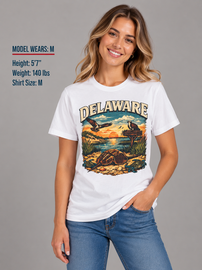 Delaware Wildlife Unisex Softstyle T Shirt State Pride Graphic Tee Collections FS03