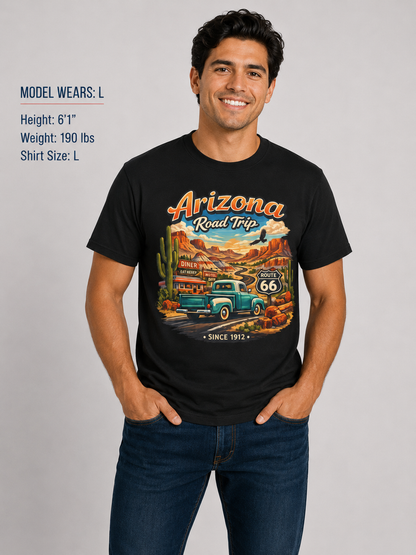 Arizona Roadtrip Unisex Softstyle T Shirt State Pride Graphic Tee Collections FS03