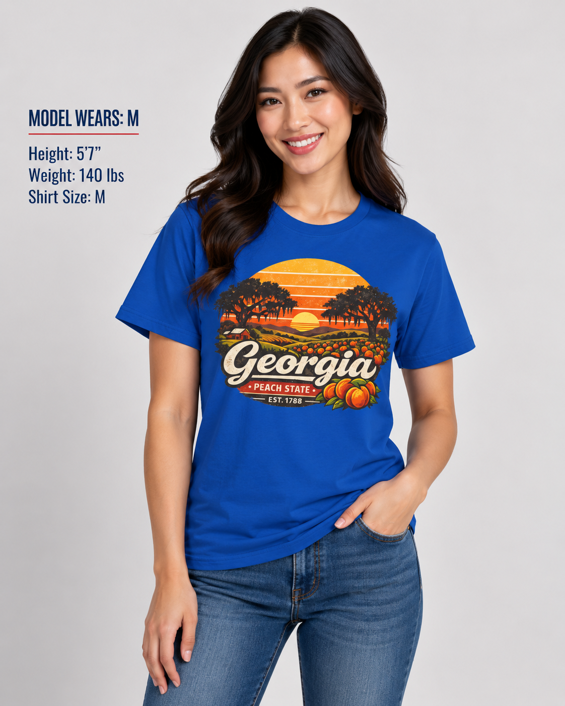 Georgia Southern Sunset Unisex Softstyle T Shirt State Pride Graphic Tee Collections FS03