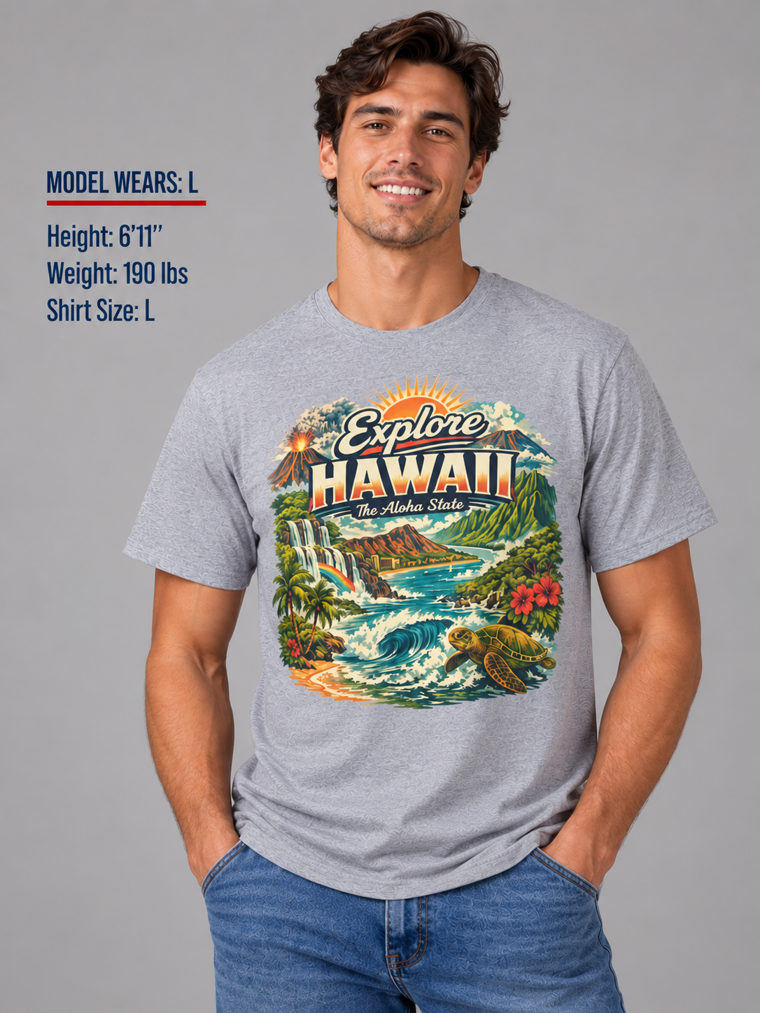 Explore Hawaii Unisex Softstyle T Shirt State Pride Graphic Tee Collections FS03