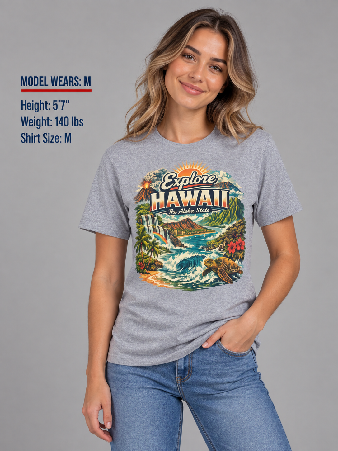 Explore Hawaii Unisex Softstyle T Shirt State Pride Graphic Tee Collections FS03