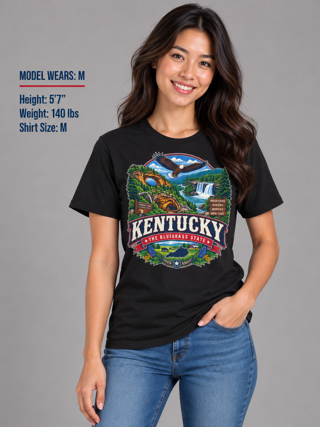 Kentucky Bluegrass State Adventure Unisex Softstyle T Shirt State Pride Graphic Tee Collections FS03
