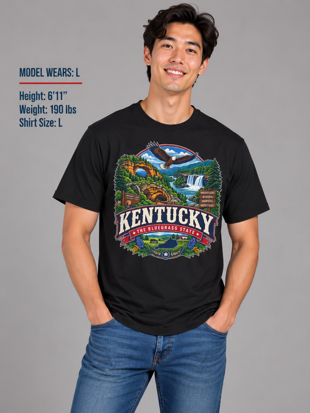 Kentucky Bluegrass State Adventure Unisex Softstyle T Shirt State Pride Graphic Tee Collections FS03