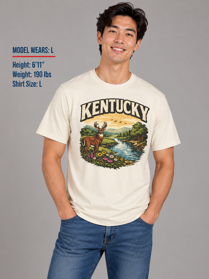 Kentucky Wildlife Unisex Softstyle T Shirt State Pride Graphic Tee Collections FS03