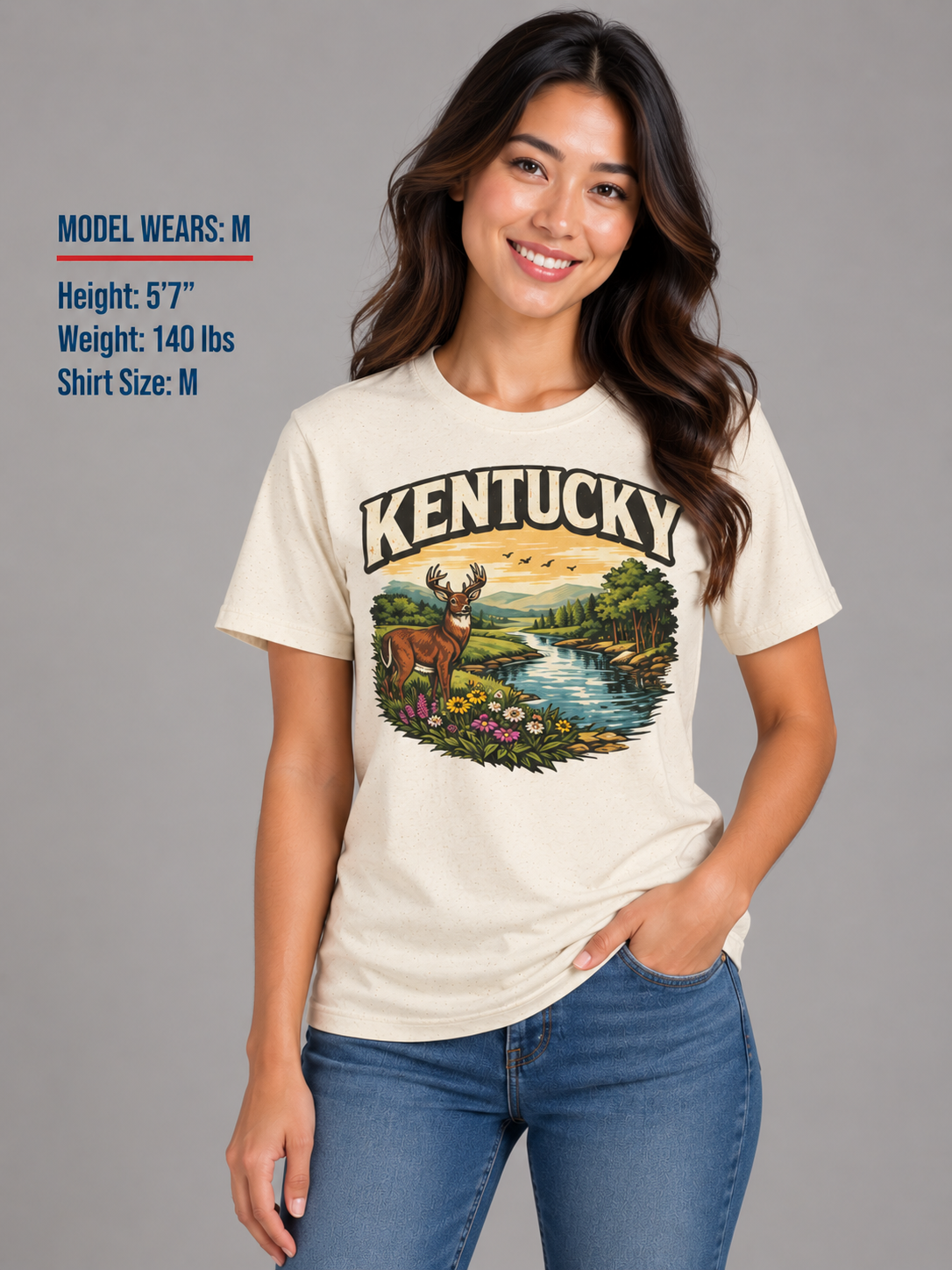 Kentucky Wildlife Unisex Softstyle T Shirt State Pride Graphic Tee Collections FS03