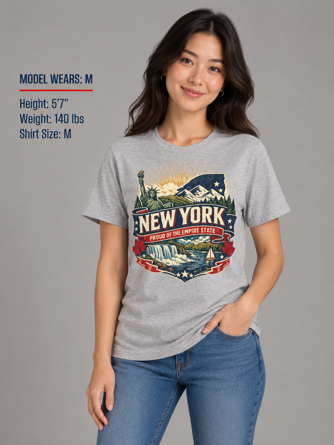 New York Pride Unisex Softstyle T Shirt State Pride Graphic Tee Collections FS03