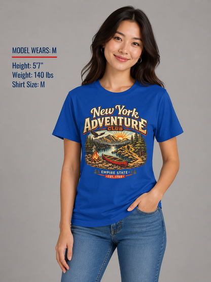 New York Outdoor Club Unisex Softstyle T Shirt State Pride Graphic Tee Collections FS03