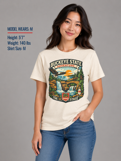 Ohio Buckeye State Adventure Unisex Softstyle T Shirt State Pride Graphic Tee Collections FS03