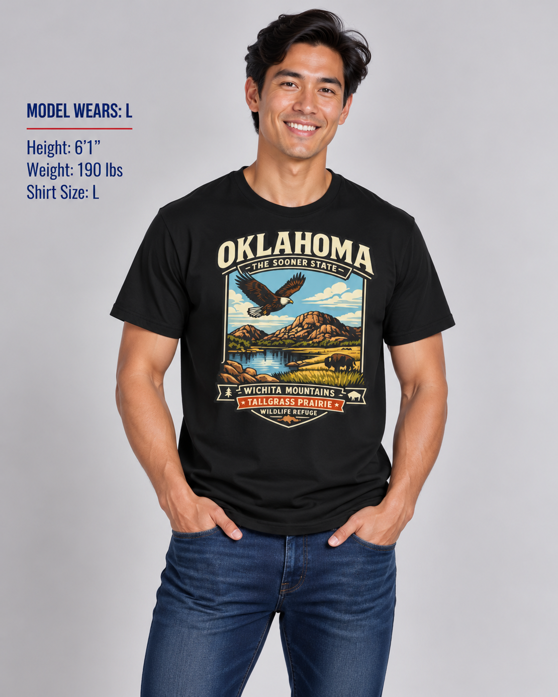 Oklahoma Sooner State Adventure Unisex Softstyle T Shirt State Pride Graphic Tee Collections FS03