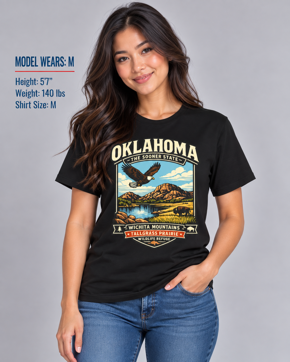 Oklahoma Sooner State Adventure Unisex Softstyle T Shirt State Pride Graphic Tee Collections FS03