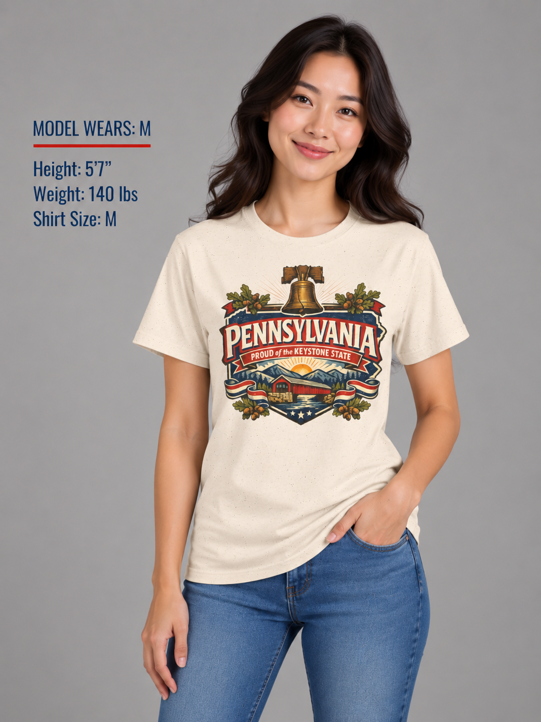 Pennsylvania State Pride Unisex Softstyle T Shirt State Pride Graphic Tee Collections FS03