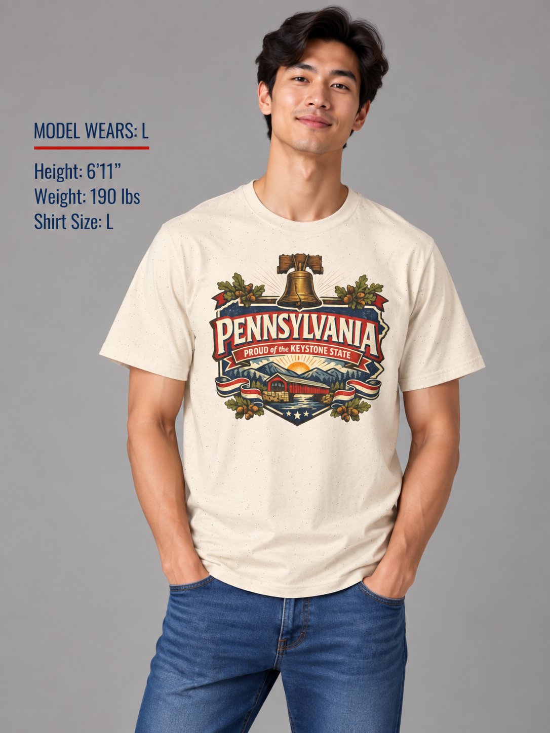 Pennsylvania State Pride Unisex Softstyle T Shirt State Pride Graphic Tee Collections FS03