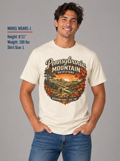 Pennsylvania Mountain Outfitters Unisex Softstyle T Shirt State Pride Graphic Tee Collections FS03