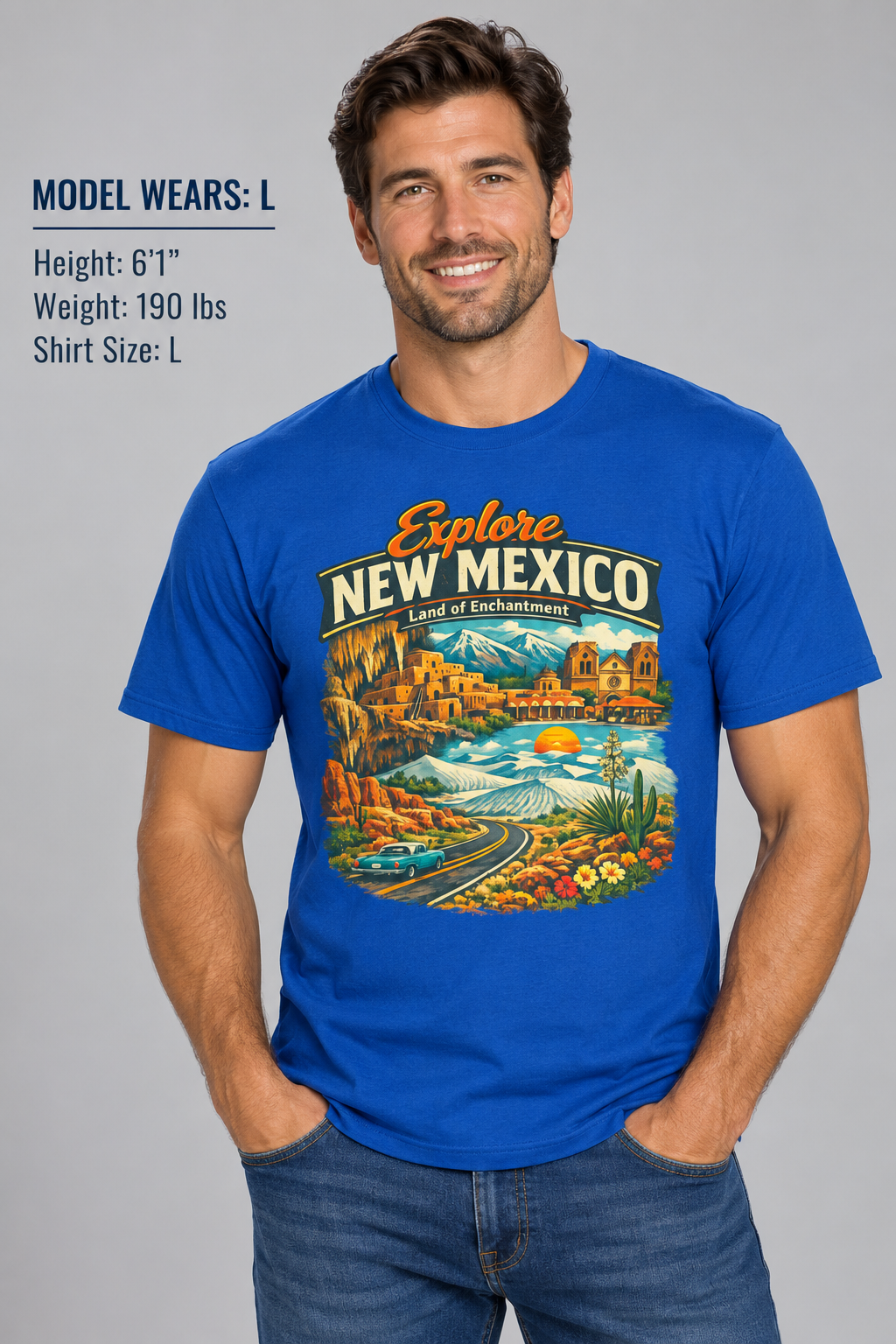 Explore New Mexico Unisex Softstyle T Shirt State Pride Graphic Tee Collections FS03