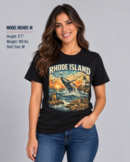 Rhode Island Wildlife Unisex Softstyle T Shirt State Pride Graphic Tee Collections FS03