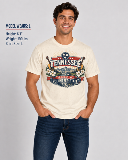 Tennessee State Pride Unisex Softstyle T Shirt State Pride Graphic Tee Collections FS03