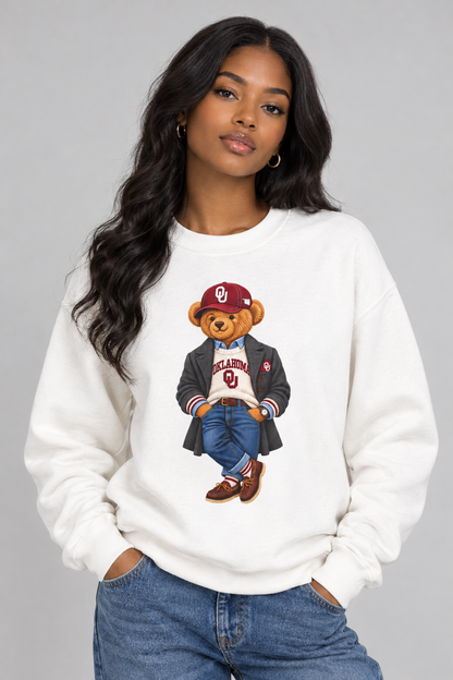 Oklahoma- Game Day Teddy Bear Sweatshirt