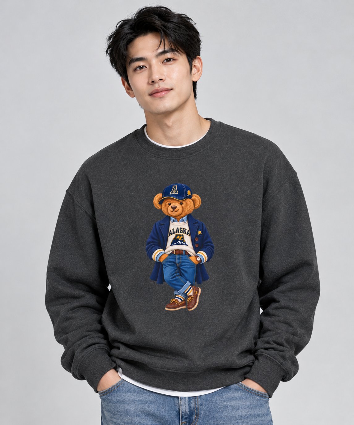 Alaska - Game Day Teddy Bear Sweatshirt