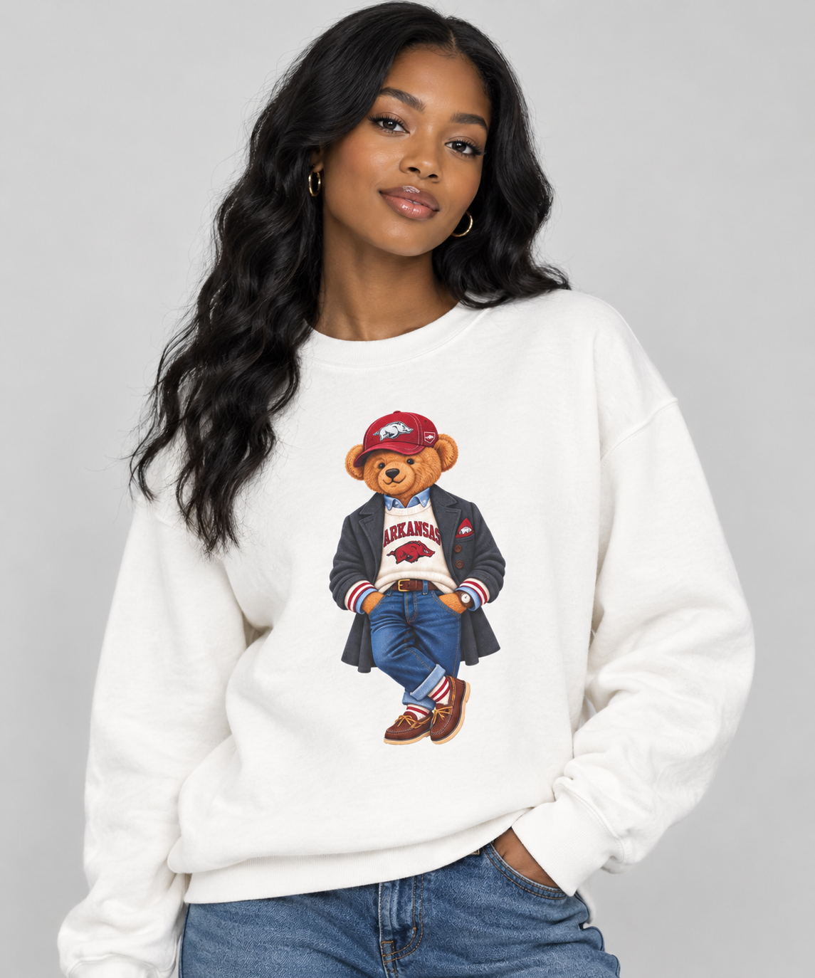 Arkansas - Game Day Teddy Bear Sweatshirt