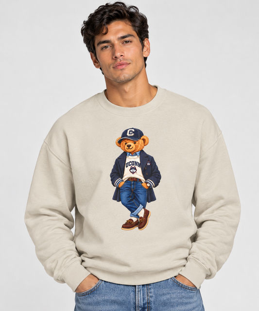 Connecticut- Game Day Teddy Bear Sweatshirt