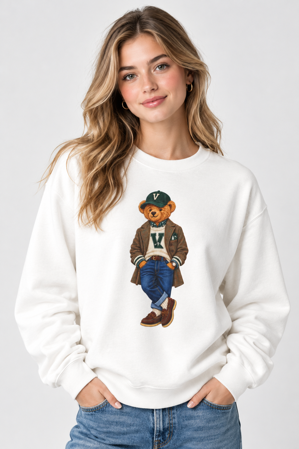 Vermont - Game Day Teddy Bear Sweatshirt
