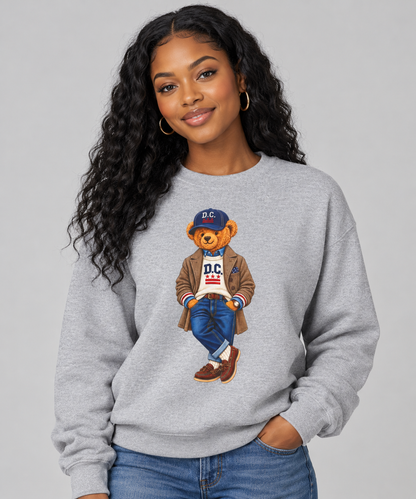 Washington D.C - Game Day Teddy Bear Sweatshirt