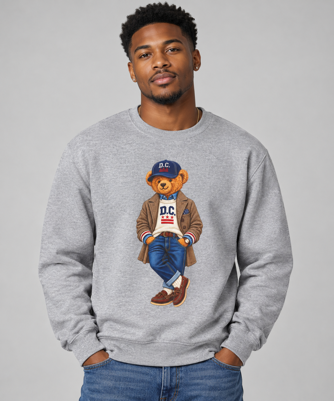 Washington D.C - Game Day Teddy Bear Sweatshirt