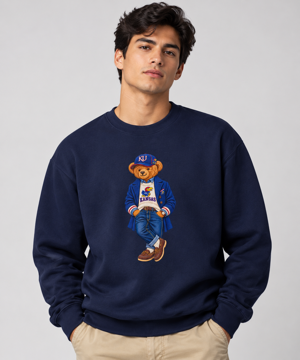 Kansas- Game Day Teddy Bear Sweatshirt