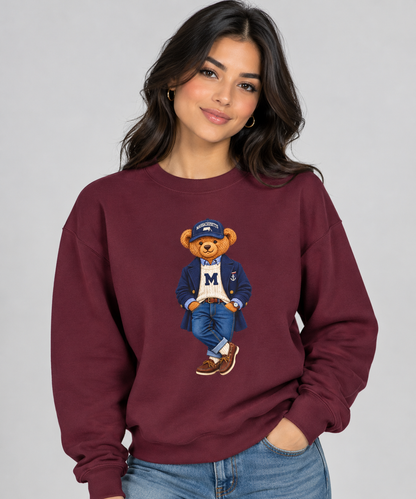 Massachusetts - Game Day Teddy Bear Sweatshirt